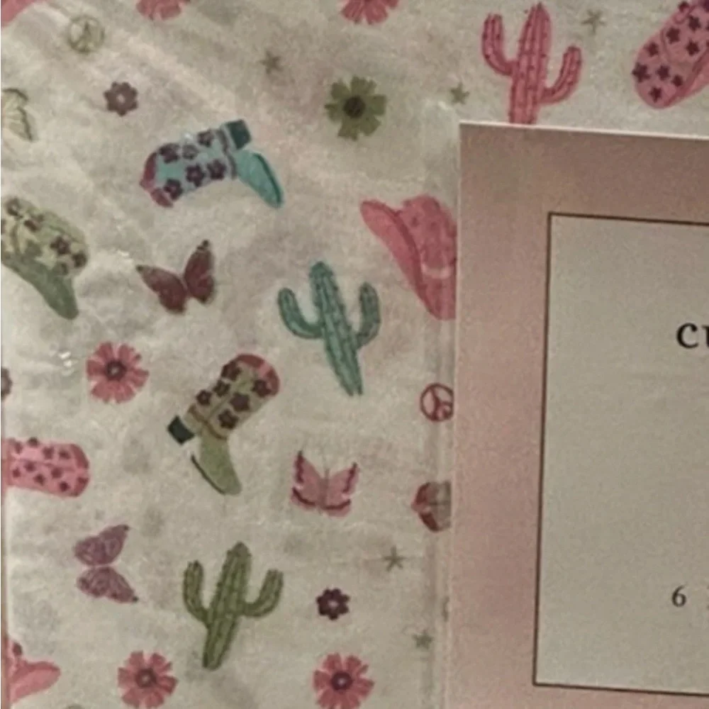 Cupcakes and Cashmere Blue Comforter Set with Sequin Pillow and Western Theme